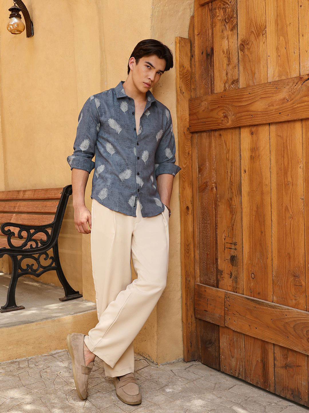 Men's Shirt Cotton Dobby