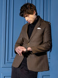 Tailored-Leather Blazer