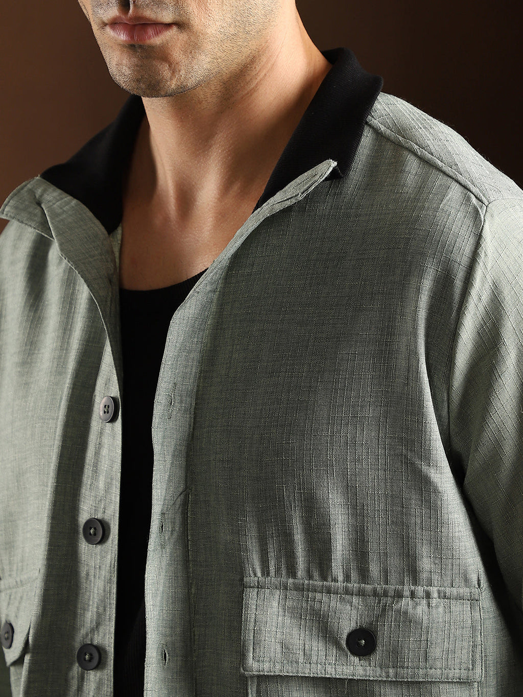 Tactile-Utility Bomber Jacket