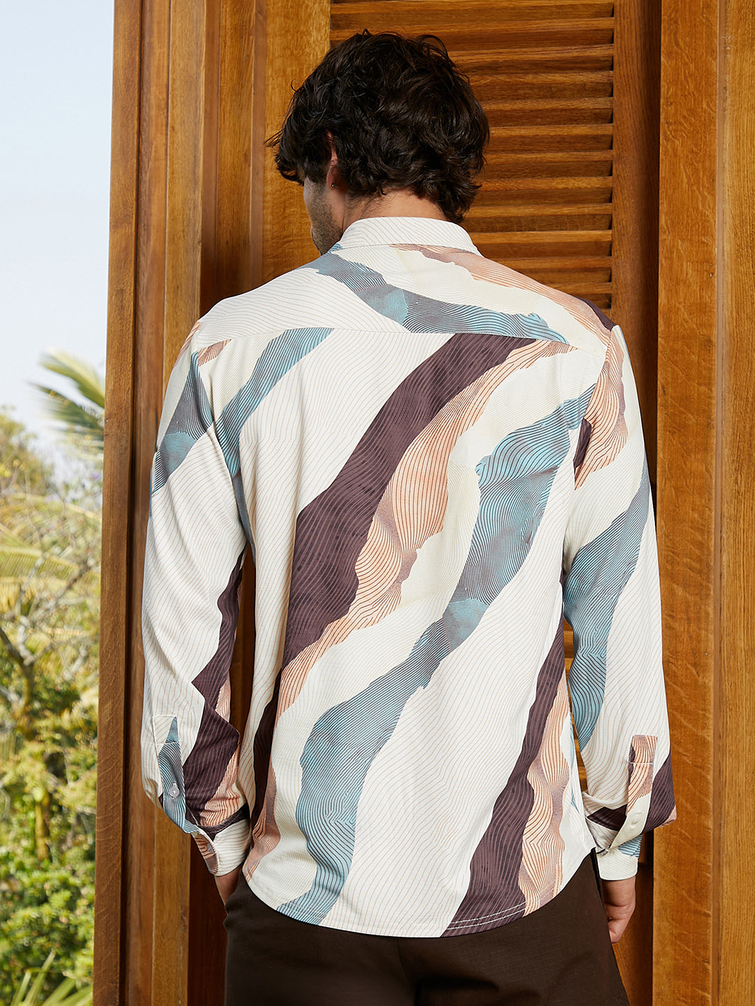 Abstract-Topography Imprint Shirt