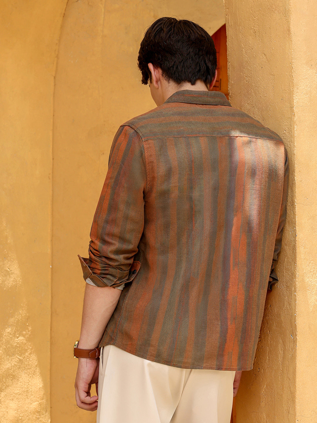 Men's Shirt Cotton All Over Print