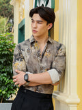 Men's Shirt Cotton All Over Print