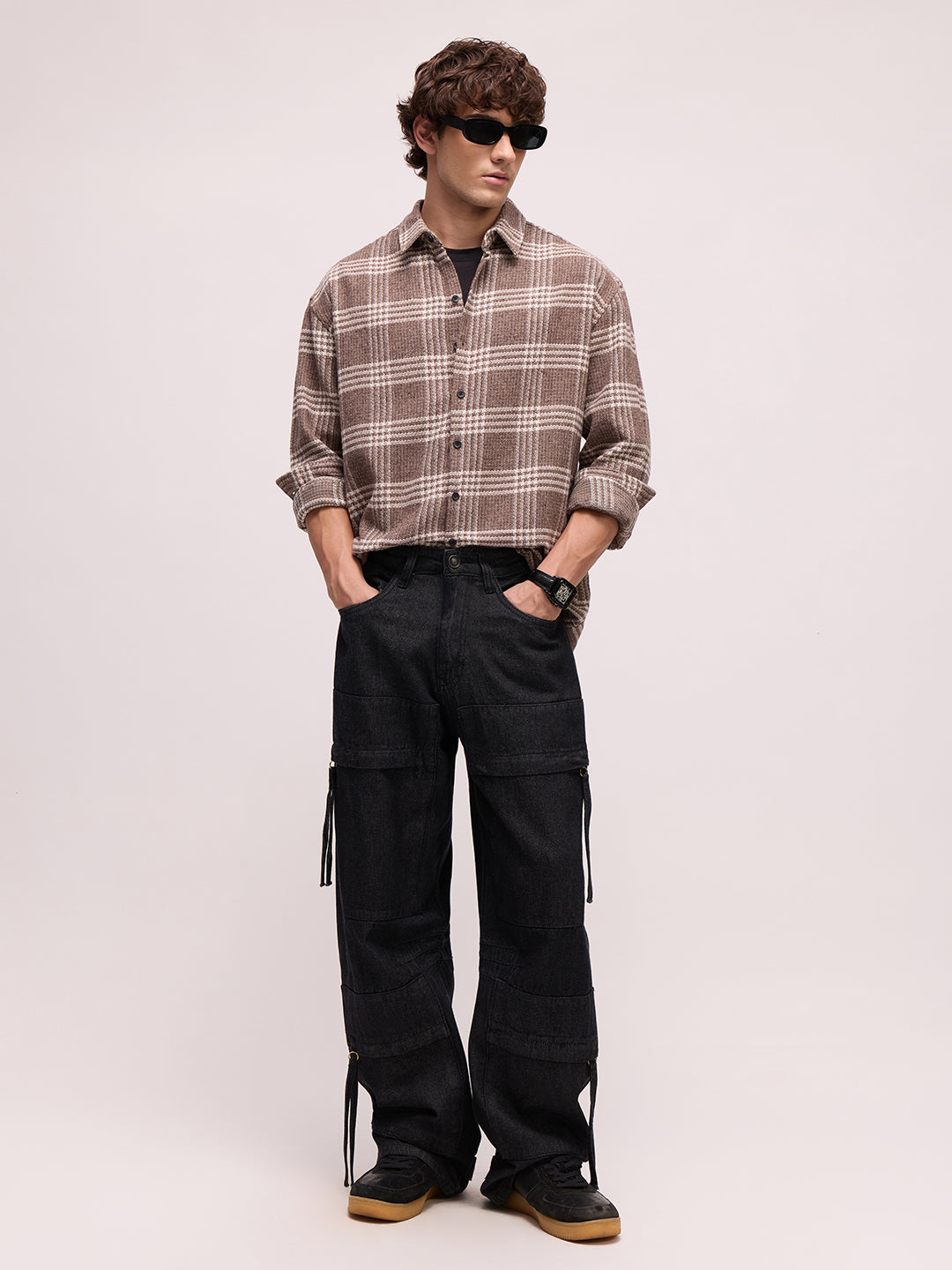 Men's Yarn Dyed Checks Relaxed Fit Shirt