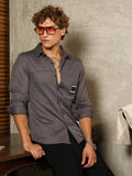 Ribbed-Knit Utility Shirt