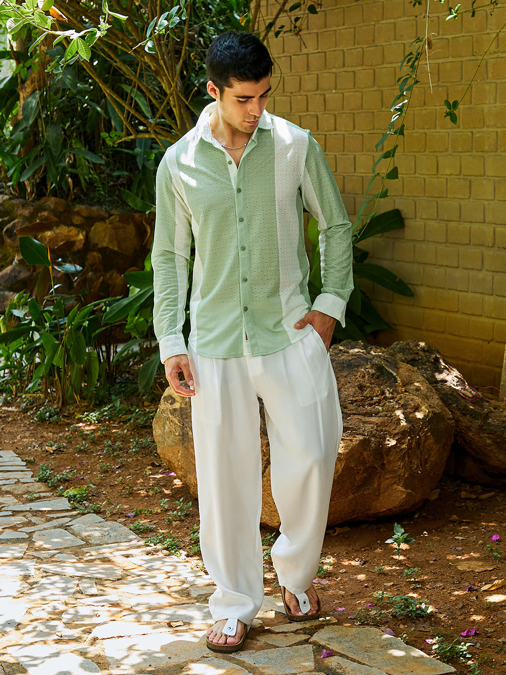 Panel-Tactile Shirt