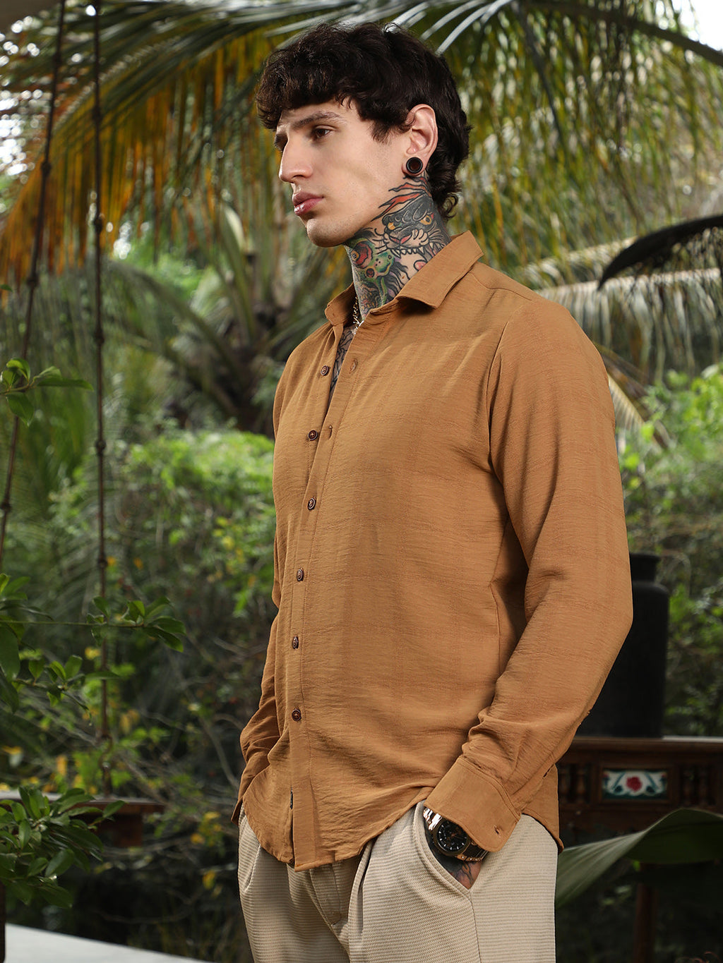 Graph-Texture Shirt