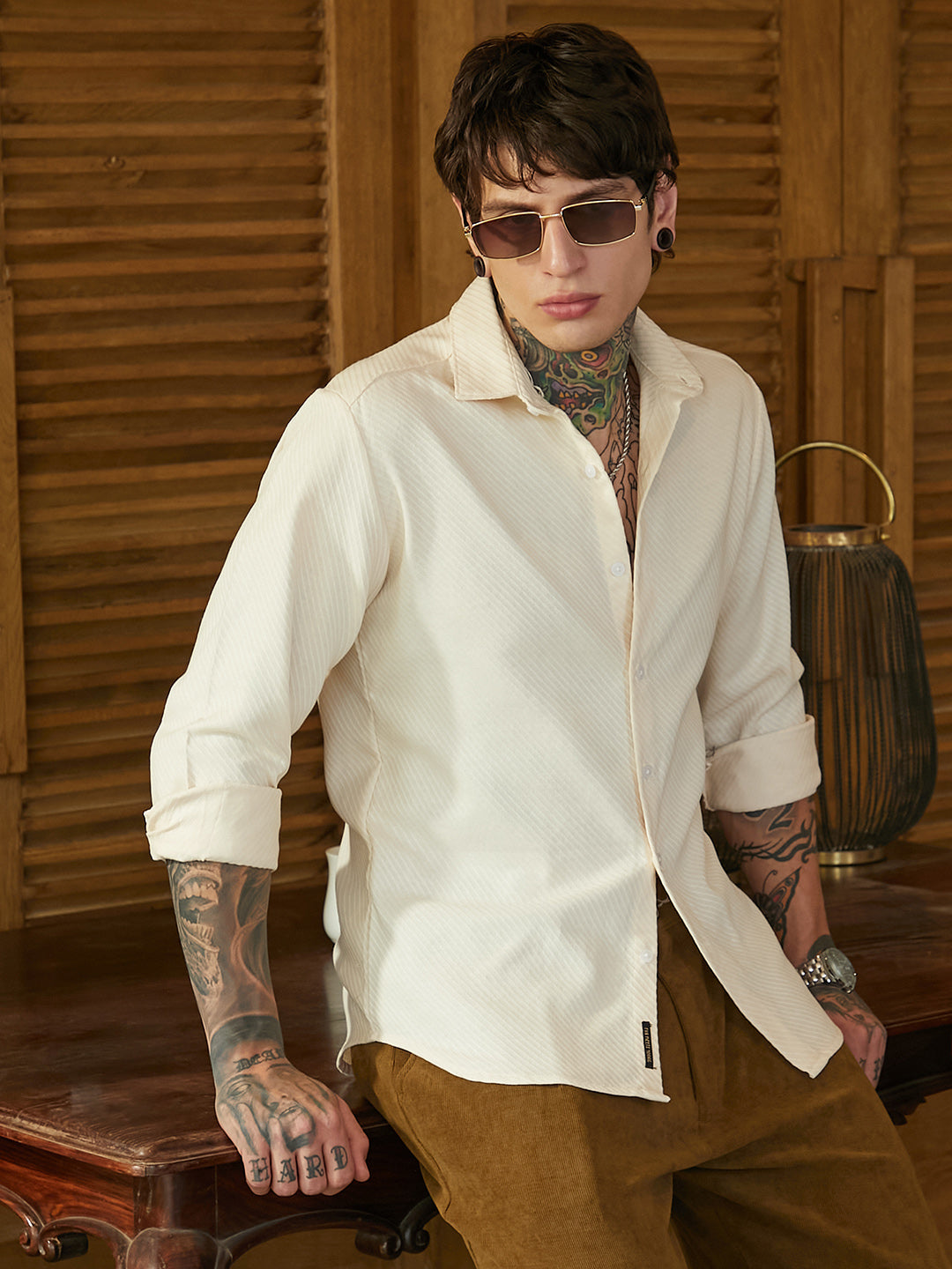 Slanted-Trough Shirt