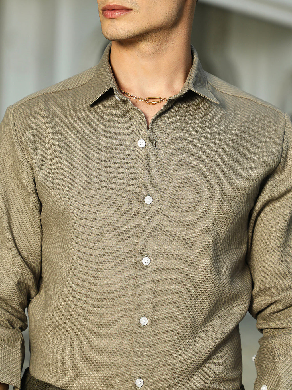 Slanted-Trough Shirt