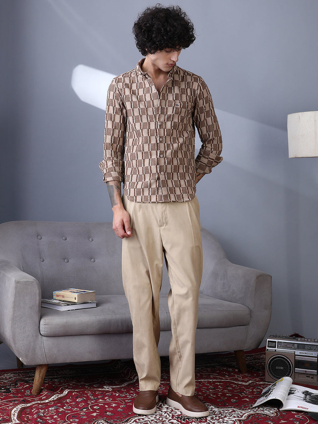 Block-Edge Shirt