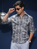 Willow-Foliage Imprint Shirt