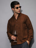 Cross-Stitch Stripe Knit Shirt