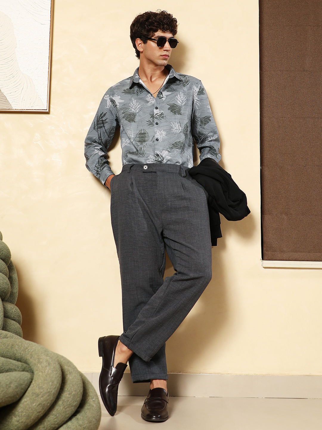 Leaf-Imprint Foliage-Tactile Shirt