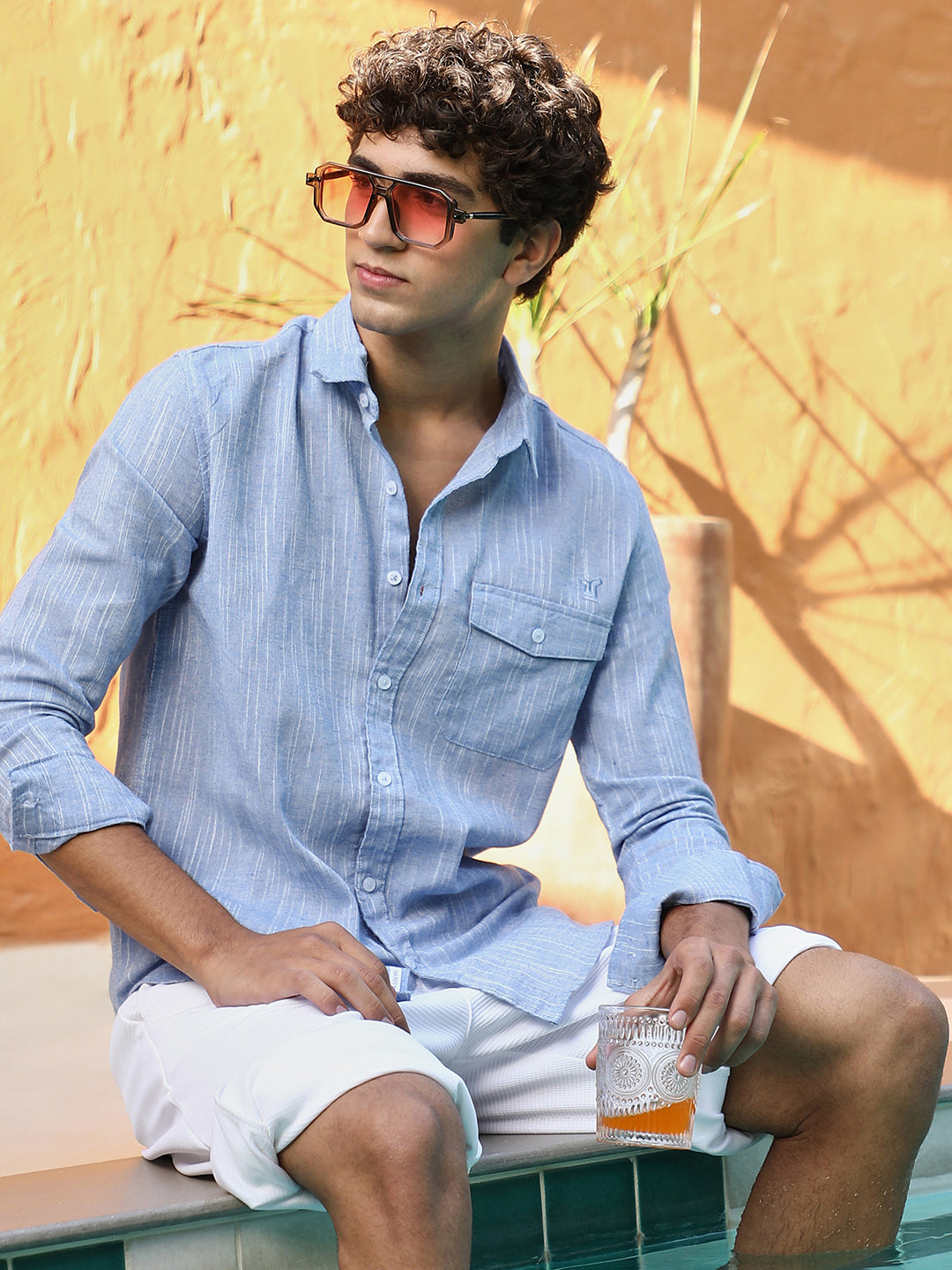Thread-Jacquard Shirt