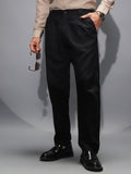 Ribbed-Pleated Chino Trousers