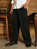 Pleated-Fold Korean Trousers