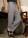 Lightweight - Graph-Check Casual Trousers