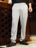 Panel-Waffle Chino Trousers