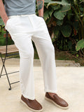 Pleated Cuffed Trousers
