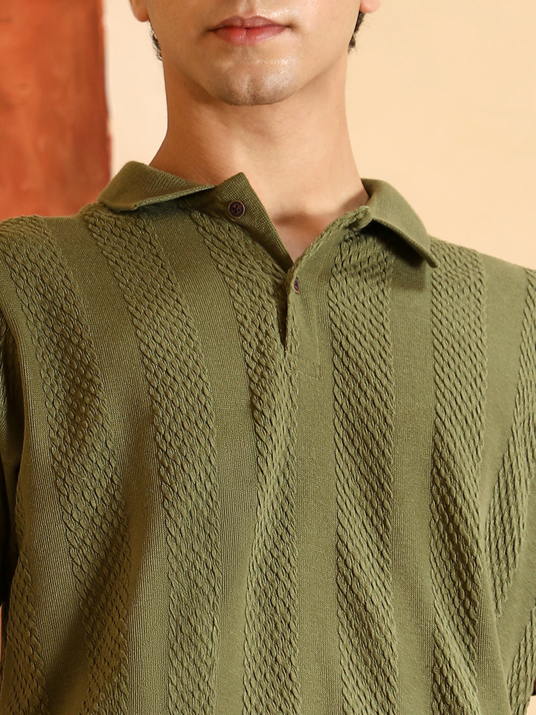 Bi-Panel Polo T-Shirt