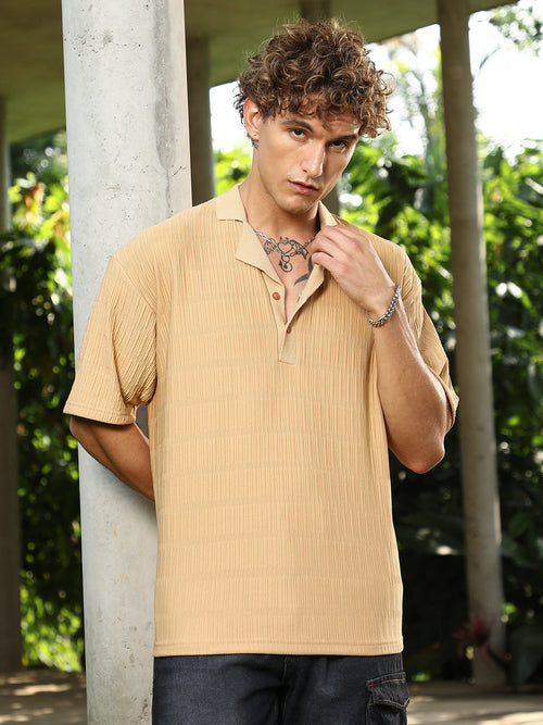 Bubble Cuban Polo T-Shirt