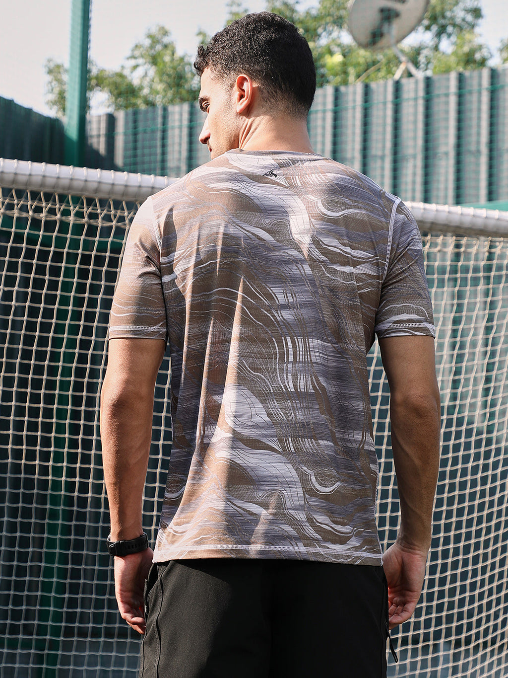 Lined-Dye Activewear T-Shirt