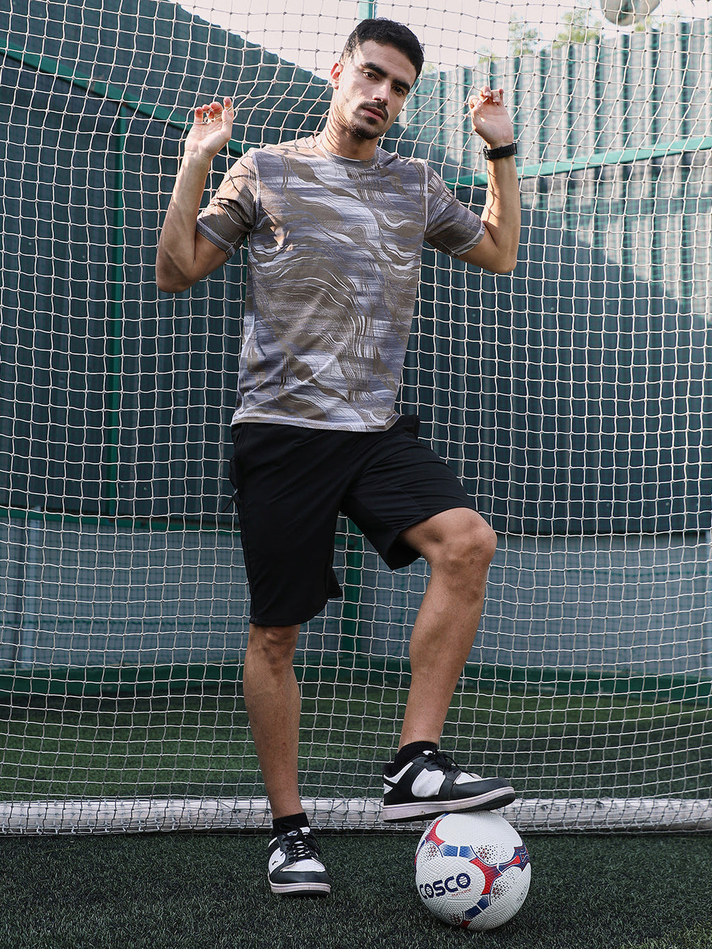 Lined-Dye Activewear T-Shirt